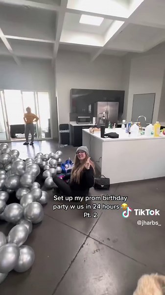 Transforming House into Prom Night for Birthday Party