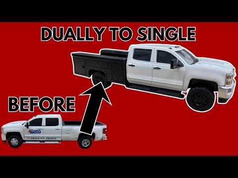Turn a 1-Ton Dually into a 3/4 Ton Pickup | 1/64 Chevy Custom Build