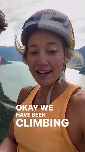 🧗‍♀️ calibrating back to the walls with @benrueck — adventures on Freeway Express on the Chief (top 100) - knee is doing alright! 🫠 #squamish #climbing #tradclimbing | Sasha DiGiulian