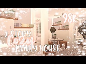 Cozy 2 Story Family House | Bloxburg Speedbuild | Luminto