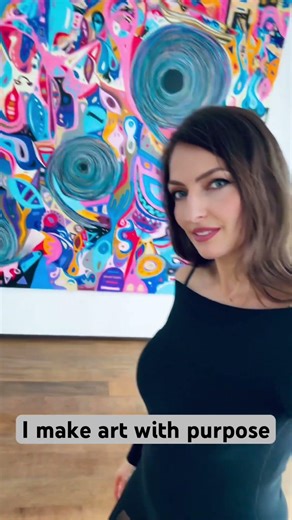 The vortex is an acrylic painting, and helps you to get into the vortex of your desires with ease