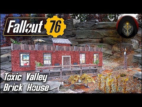 Toxic Valley Brick House | FALLOUT 76 - Camp Building Guide