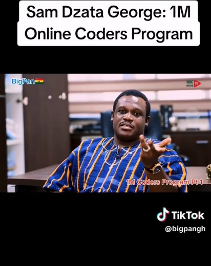 Sam Dzata George: 1M Online Coders Program