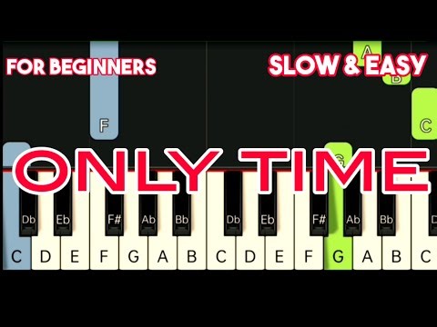 ENYA - ONLY TIME | SLOW & EASY PIANO TUTORIAL