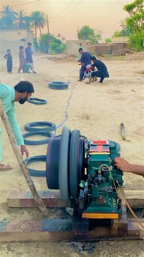 how a diesel engine start help mental man 😲