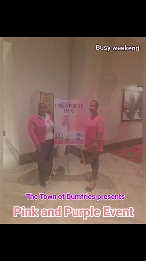 Because our Mary Kay foundation raises money for Cancer that affects women and Domestic Violence against women and children, it was an honor to accept the invitation to participate in the Town of Dumfries Pink and Purple Event. #facethefactsvkmk Adrienne Keeler | Vanessa Keeler