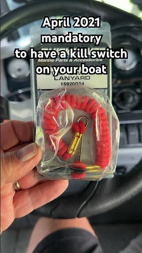 Check your kill switch if your boat won’t start #fishing #mercuryproteam #boating #safeboating