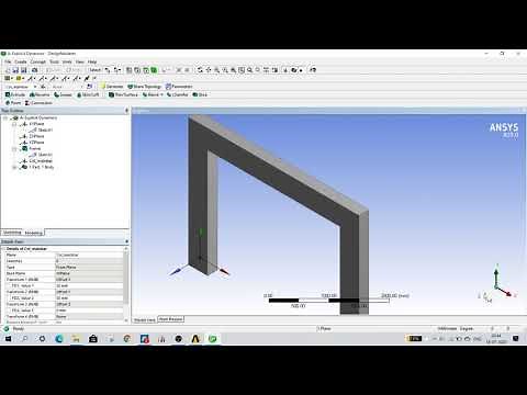 ANSYS Workbench Explicit Dynamics - TNT blast load analysis on RC frame
