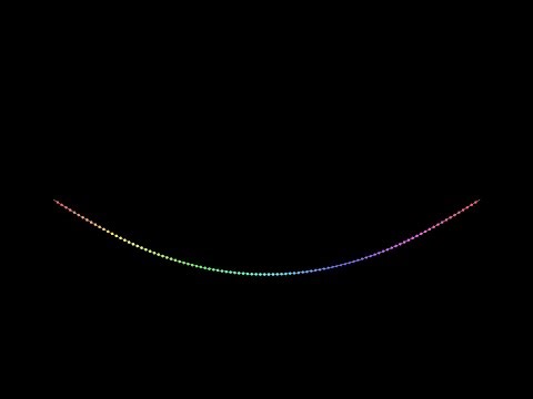 A 101-Spring String | Classical Mechanics | Physics Simulations