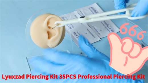 Piercing Kit 35PCS Professional Piercing Kit