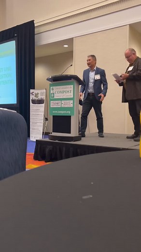 🌱 Our Co-Founder & CEO, George Yin, took the stage at the 35th Organics Recycling Conference in Ottawa to share how VCycene is transforming food waste with the AI-powered LILA Composter #Sustainability #Innovation #ScrapsToTreasure #CircularEconomy Special thanks to our host @compostcanada | LILA Composter