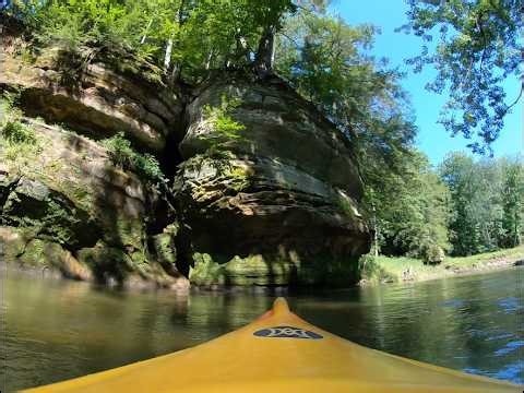 POV Kayaking the kickapoo with commentary.