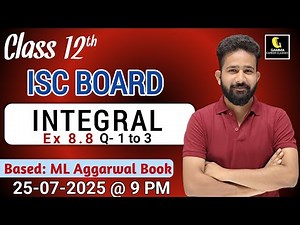 ISC Class 12 | Integration | 1/ax^2+bx+c form | solution ML Aggarwal Ex 8.8 |Maths by Ashwani sir