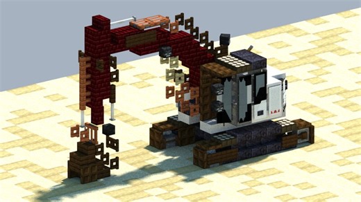 Link-Belt 145 X3 Spin Ace, Excavator [With Download] Minecraft Map