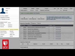 Matricula Virtual Trilce UCV CHIMBOTE 2014-I