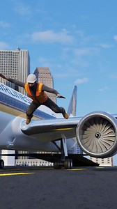 7M views · 10K reactions | Human Vs Most Powerful Airplane Engine #shorts #facebookreel #reel | Mr.3D Animation | Facebook