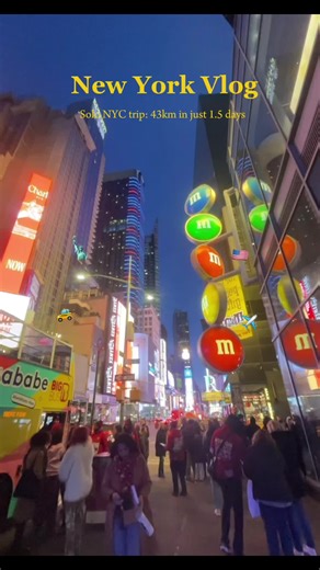 37ヶ所を巡る1人NY Vlogの全力記録