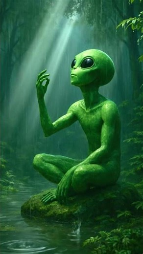 Alien Calmness 👽✨ | Meditation Beyond Earth #meditation #animation
