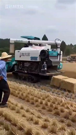 #HarvestingAndBalingInOneUnit #CanHarvestDifferentTypesOfCrops