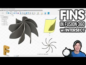 Modeling FINS in Fusion 360 with the Intersect Function!