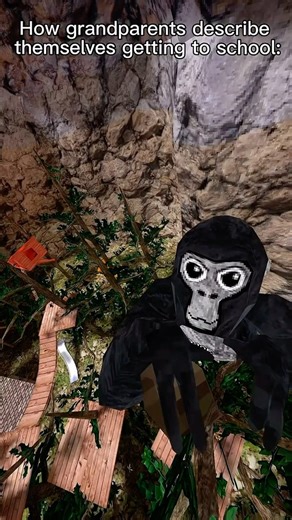 How Grandparents Describe Themselves Getting To School: #funny#relatable#gorillatag#trending#shorts