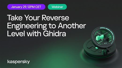 19 reactions | Unlock the true potential of #Ghidra in our upcoming #webinar! Join our experts from the Global Research & Analysis Team (GReAT) to learn: ✔️ Advanced malware reverse engineering ✔️ Live demo featuring the "Calypso" #malware ✔️ Tips and tricks for effective #reverseengineering ✔️ And much more! Book your seat ⇒ https://kas.pr/1wg2 | Kaspersky | Facebook