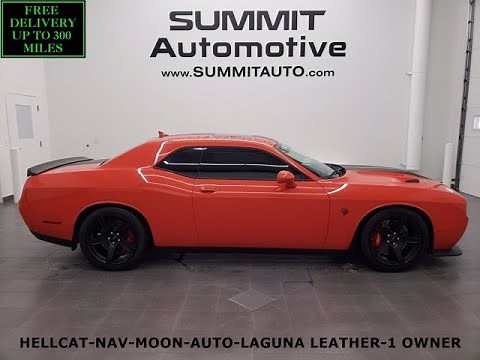 2017 DODGE CHALLENGER SRT HELLCAT GO MANGO ORANGE WALKAROUND OVERVIEW REVIEW 12653Z SOLD!