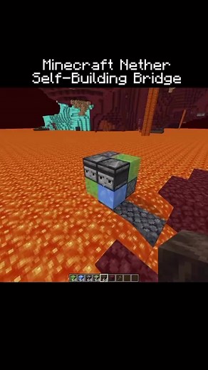 267K views · 3.6K reactions | Try Minecraft nether self-building bridge  #minecraft #minecraftpe #minecraftbuilds #mam #minecraftbuilding #minecrafttutorial #addonsmaker #mcpeaddons | AddOns Maker | Facebook