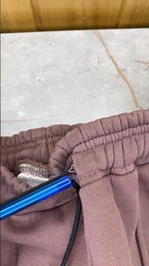 how to thread a drawstring into pants✅