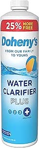 Doheny's Pool Water Clarifier | 100% Professional Grade | Clears Cloudy Water Fast | Binds Particles Together for Better Filtration | Safe for All Pool Types | Proudly Made in USA | 40 oz. Bottle