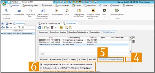 Einrichtung ADDISON OneClick Online-Banking und Abruf der Kontoumsätze aus ADDISON OneClick Online-Banking - Schnelleinstieg für den Berater (ADDISON)