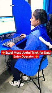 33K views · 747 reactions | Excel most useful Trick for Data Entry Operator  #excel #computer #viral #exceltips #sirfexcel #tlscomputer #gurmeetsir #instareels #instagram #facebookreels #msword ✅Download Our 헧헟헦 헖헢헠헣헨헧험헥 App From Play store Do WhatsApp For Any Query : 6397170477 YouTube : tls Computer Facebook : tls Computer Instagram : tls_computer | TLS Computer | Facebook