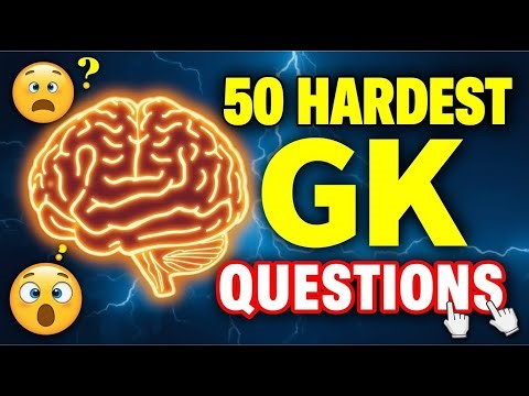 50 Hardest General Knowledge Questions Can You Score 100% 🤔 Ultimate Quiz Challenge