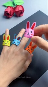 641K views · 4.2K reactions | How to make Ring with paper . . . . #reels #crafts #viral #the_craft_ideas #papercrafts #papercrafting #tranding #crafting #papertoy #ring | The Craft ideas | Facebook