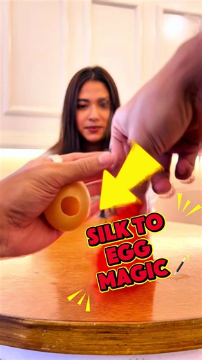 Silk turns into an egg Magic Trick!