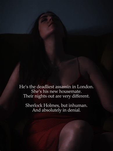 They both have very different nights out.💀 But they both have to get the milk in on the way home.🥛 My Sherlock Holmes retelling (if he was an inhuman assassin with an artist party girl housemate) is out now. Link in bio 🔗 https://bit.ly/3U1yxze #enemiestolovers #highblood #sherlock #darkfantasyrecs #MorallyGreyMen