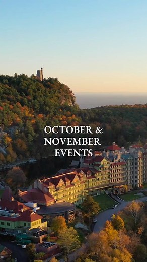 October & November at Mohonk 🍁 From festive fall flavors and Halloween fun to wordplay, wellness, and the magic of the holidays, the season is full of unforgettable experiences on the mountaintop! 🍷October Wine Pairing Dinner with Adrian Chalk | Oct 25 Savor a farm-to-table dinner paired with wines from world-renowned vineyards, hosted by acclaimed sommelier Adrian Chalk. 🎃Halloween Haunts & Happenings | Oct 30–Nov 2 A spirited weekend of crafts, trick-or-treating, and a costume dance party—f