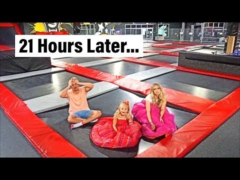 Last Family Member To Leave World's Largest Trampoline Park Wins $1000