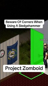 Project Zomboid Sledgehammer Wall Glitch #ProjectZomboid #projectzomboidglitch #fyp