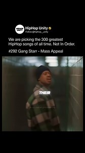 Forget rankings. This is about honoring the tracks that made you rewind the tape, the videos you watched on repeat, and the artists who became legends. Each post is a new chapter in the story of hip-hop. N. 292 Gang Starr - Mass Appeal 🔥 Follow the Page for Daily HipHop Content ❗ @hiphop__unity 🔥🔥🔥 _____________ #gangstarr | HipHop Unity