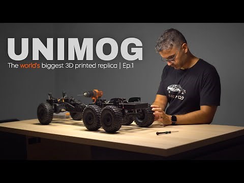 3D printed UNIMOG U5023 replica | Assembly video - Ep.1