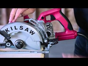 SKILSAW Worm Drive Circular Saw Tips - Set Max Depth of Cut Stability Adjustment