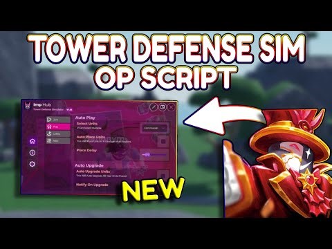 *NEW* Tower Defense Simulator OP Script (PASTEBIN) 2026