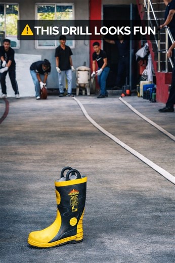 This looks like a game. It’s not. This is a drill that saves lives. It builds: • Hand-eye coordination • Control under stress • Team rhythm • Confidence when pressure hits Fun keeps training engaging. Repetition builds muscle memory. Muscle memory saves lives. 🎯 Aim with purpose. 🚒 Train like it matters. 👉 Save this drill 👉 Share it with your crew #firefighters #firefightertraining #fireservice #firerescue #firefighterlife #trainingday #firenuzzle | firenuzzle