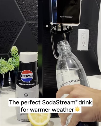 Enjoy a personalized beverage experience with the endless possibilities of a Sodastream sparkling water maker and flavors. | Sodastream