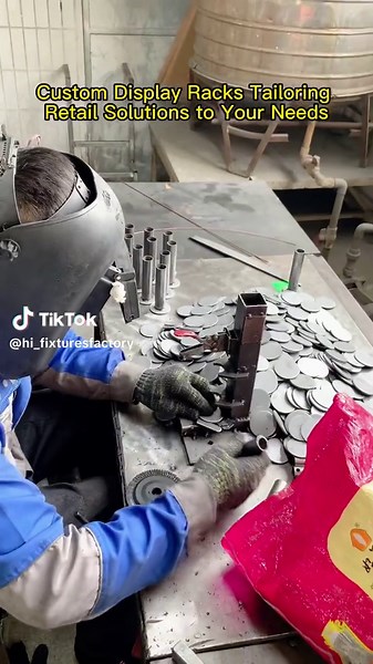 Custom Display Racks Tailoring Retail Solutions to Your Needs#fyp #storefixtures #displaystand #displayshelf #retailfixtures #shelves #displayrack #customized #factory