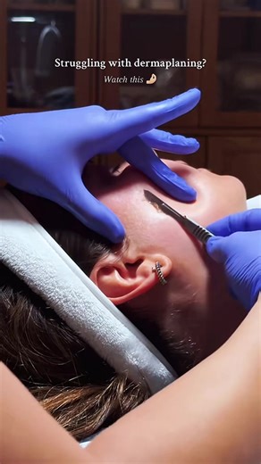 Simple yet effective Dermaplane tips. 🤌🏼✨ #dermaplaning #dermaplane #facial