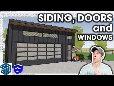 Modeling Siding, Doors and Windows in SketchUp!