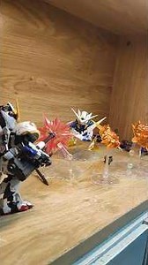 MGSD Gundam Barbatos vs NXEDGE Gundam Exia Astray Blue Frame Pt.4 Showcase #gundam #gundambarbatos