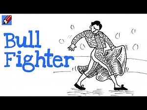 Draw a Bull Fighter Matador Real Easy